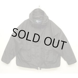 画像: 90'S RALPH LAUREN ナイロン ショート丈 ミリタリーパーカー ブラック (VINTAGE)