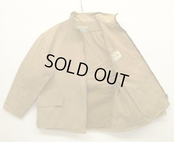 画像5: 50'S DICKSON キャンバス スタンドカラー ハンティングジャケット タン (VINTAGE)