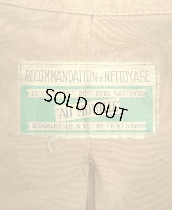 画像4: 50'S DICKSON キャンバス スタンドカラー ハンティングジャケット タン (VINTAGE)