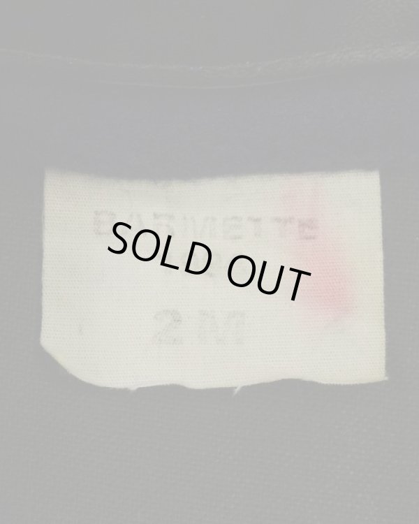 画像2: 90'S フランス軍 フード付き 襟ウール ラバーコート ブラック (VINTAGE)