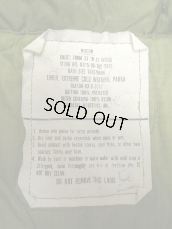 画像4: 70'S アメリカ軍 US ARMY "フルセット" M-65 フィッシュテールパーカー フード＆ライナー付き MEDIUM (VINTAGE)
