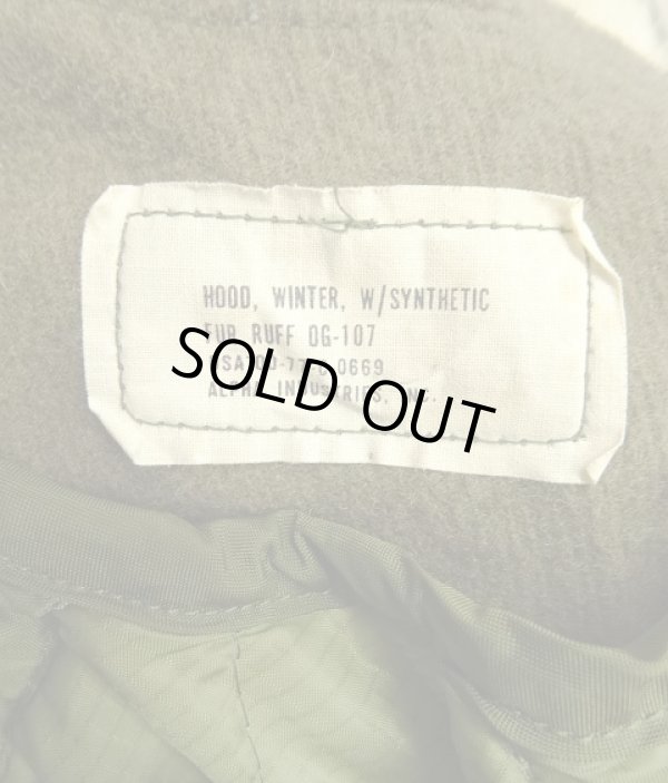 画像5: 70'S アメリカ軍 US ARMY "フルセット" M-65 フィッシュテールパーカー フード＆ライナー付き MEDIUM (VINTAGE)