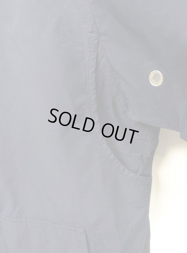 画像4: 90'S BANANA REPUBLIC 旧タグ 斜めジップ トラベルジャケット ネイビー (VINTAGE)