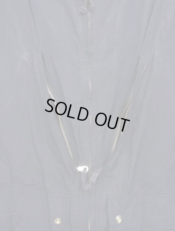 画像3: 90'S BANANA REPUBLIC 旧タグ 斜めジップ トラベルジャケット ネイビー (VINTAGE)