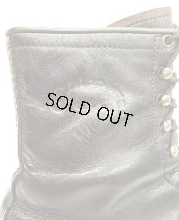 画像9: 80'S CHIPPEWA 黒タグ 茶芯 ワークブーツ ブラック USA製 (VINTAGE)