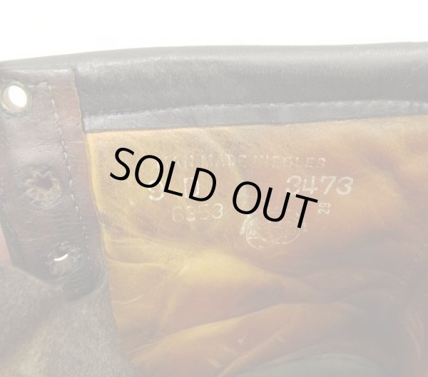 画像3: 80'S CHIPPEWA 黒タグ 茶芯 ワークブーツ ブラック USA製 (VINTAGE)