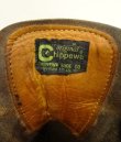 画像2: 80'S CHIPPEWA 黒タグ 茶芯 ワークブーツ ブラック USA製 (VINTAGE)