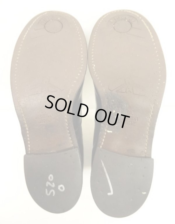 画像10: 80'S CHIPPEWA 黒タグ 茶芯 ワークブーツ ブラック USA製 (VINTAGE)