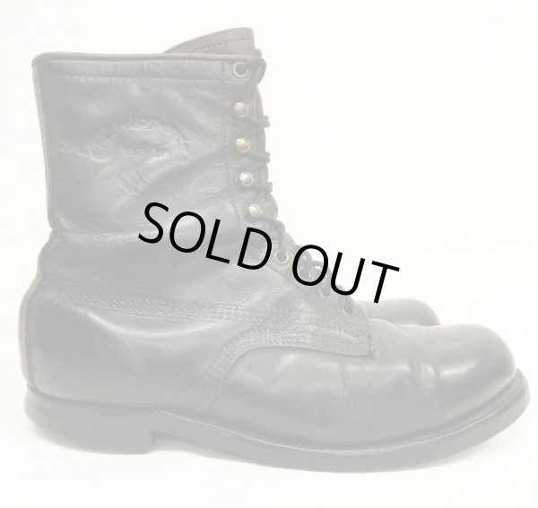 画像8: 80'S CHIPPEWA 黒タグ 茶芯 ワークブーツ ブラック USA製 (VINTAGE)