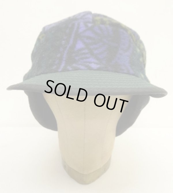 画像2: 90'S PATAGONIA "SYNCHILLA DUCKBILL CAP" フリースキャップ 総柄 USA製 (VINTAGE)