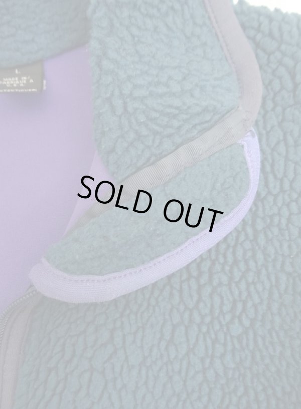 画像3: 90'S PATAGONIA 最初期レトロX 裏地P.E.F フリースジャケット ダークグリーン/パープル USA製 (VINTAGE)