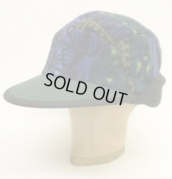 画像5: 90'S PATAGONIA "SYNCHILLA DUCKBILL CAP" フリースキャップ 総柄 USA製 (VINTAGE)