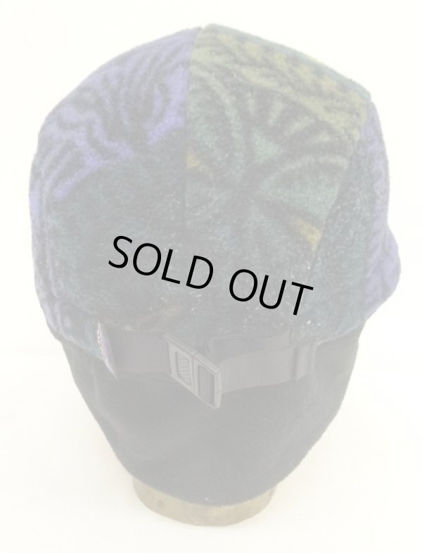 画像4: 90'S PATAGONIA "SYNCHILLA DUCKBILL CAP" フリースキャップ 総柄 USA製 (VINTAGE)