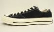 画像2: CONVERSE "CT70" キャンバス 三ツ星ヒールパッチ ローカット ブラック (NEW)