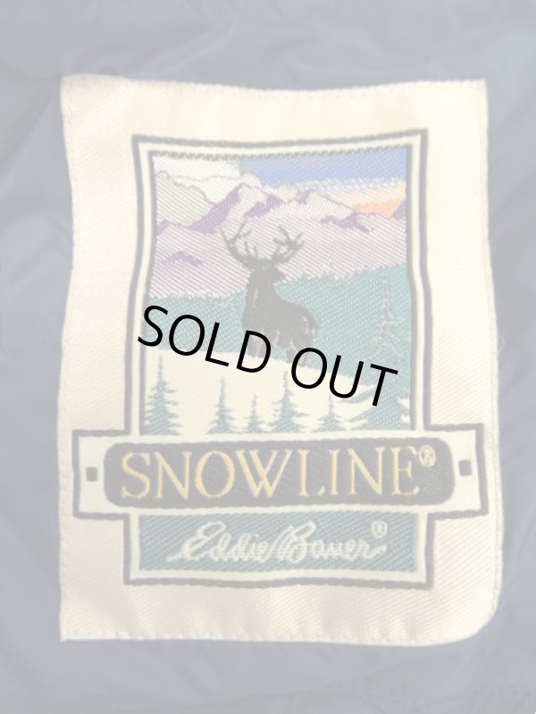 画像4: 90'S EDDIE BAUER "SNOW LINE" フード付き グースダウンジャケット ネイビー (VINTAGE)