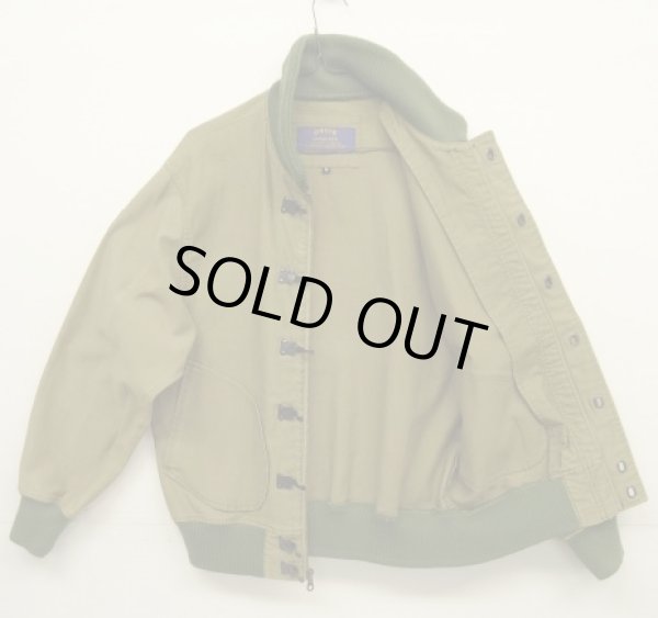 画像4: ORVIS コットンピケ フックボタン デッキジャケット カーキ (VINTAGE)
