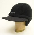 画像1: 08'S PATAGONIA "SYNCHILLA DUCKBILL CAP" フリースキャップ オールブラック (VINTAGE)