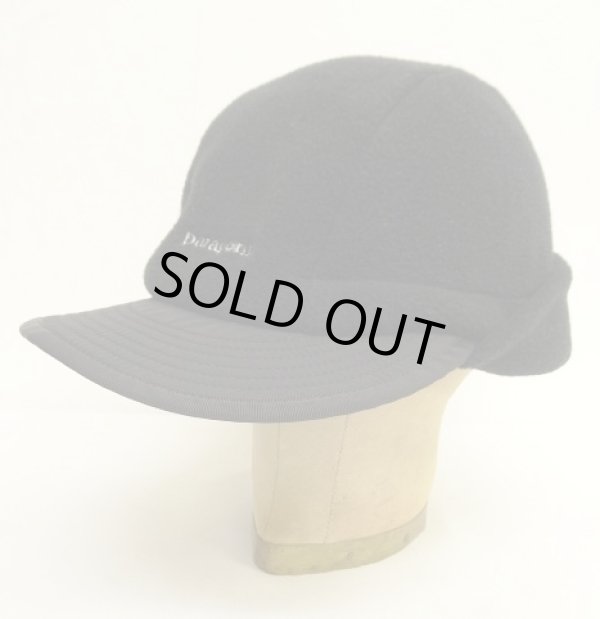 画像5: 08'S PATAGONIA "SYNCHILLA DUCKBILL CAP" フリースキャップ オールブラック (VINTAGE)