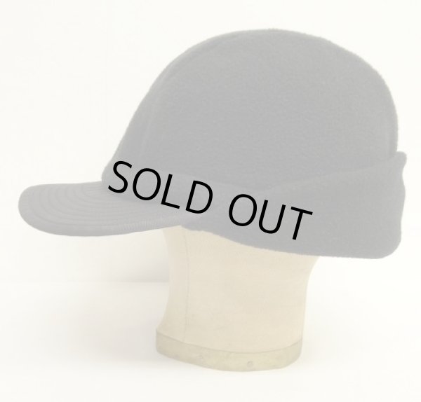 画像6: 08'S PATAGONIA "SYNCHILLA DUCKBILL CAP" フリースキャップ オールブラック (VINTAGE)