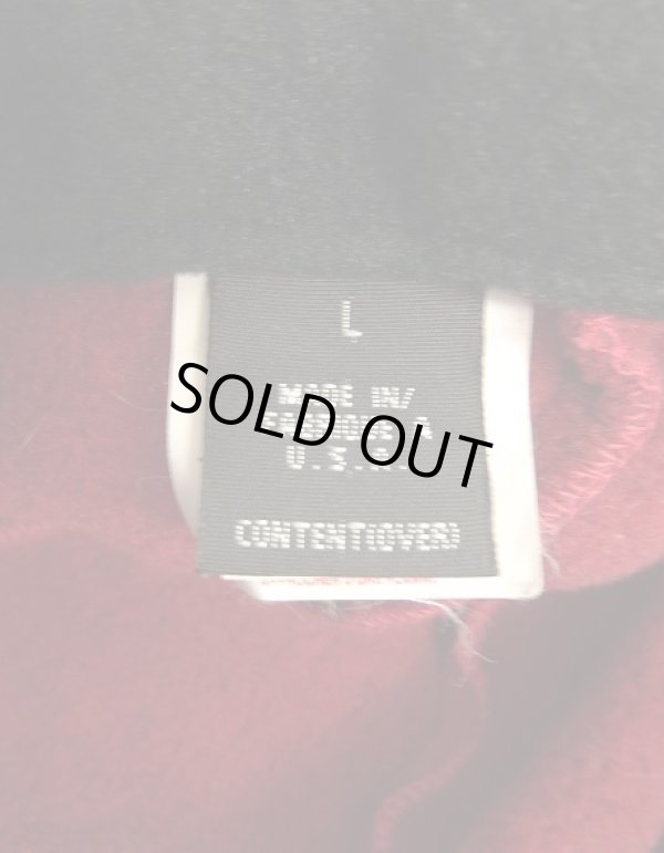 画像9: 90'S PATAGONIA "SYNCHILLA DUCKBILL CAP" フリースキャップ ダークレッド/ブラック USA製 (VINTAGE)