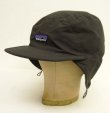 画像1: 00'S PATAGONIA "SHELLED SYNCHILLA DUCKBILL CAP" 内側フリース ナイロンキャップ ブラック (VINTAGE)