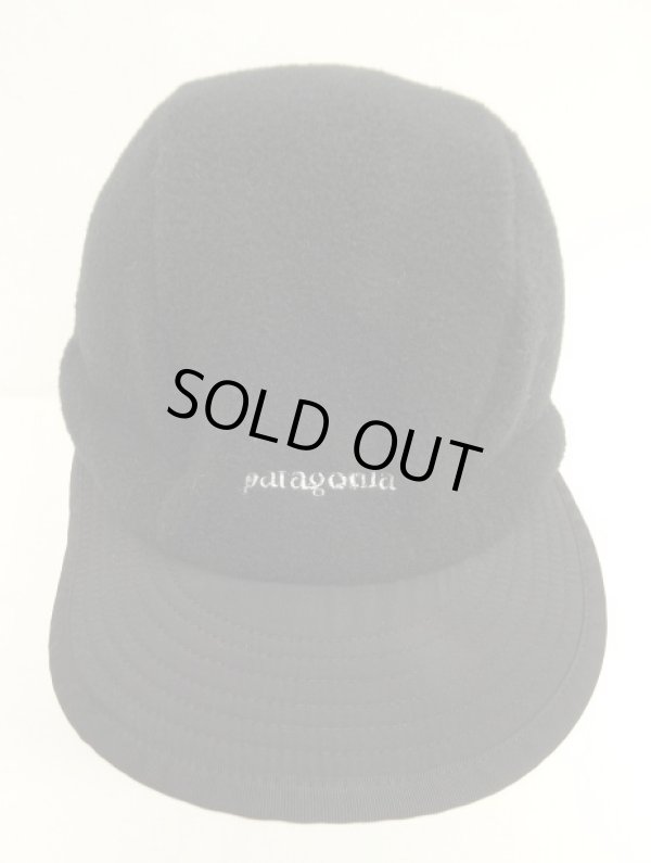 画像2: 08'S PATAGONIA "SYNCHILLA DUCKBILL CAP" フリースキャップ オールブラック (VINTAGE)