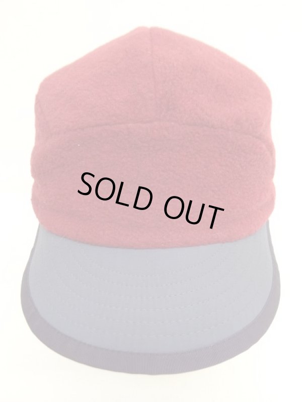 画像2: 90'S PATAGONIA "SYNCHILLA DUCKBILL CAP" フリースキャップ ダークレッド/ブラック USA製 (VINTAGE)