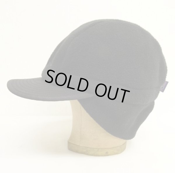 画像3: 08'S PATAGONIA "SYNCHILLA DUCKBILL CAP" フリースキャップ オールブラック (VINTAGE)