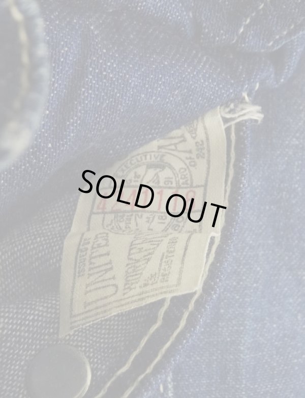 画像3: 70'S MONTGOMERY WARD 裏地キルティング デニム カバーオール インディゴ USA製 (VINTAGE)