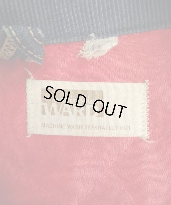 画像2: 70'S MONTGOMERY WARD 裏地キルティング デニム カバーオール インディゴ USA製 (VINTAGE)