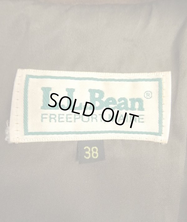 画像2: 80'S LL Bean "背面プリーツ" チンスト付き レザー ドリズラージャケット ダークブラウン USA製 (VINTAGE)