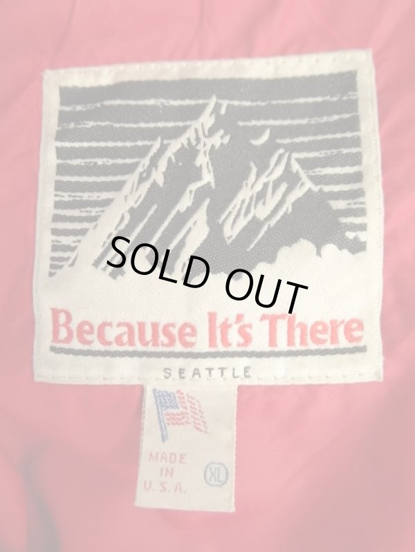 画像2: 70'S BECAUSE IT'S THERE 背面プリーツ マウンテンパーカー ライトブラウン USA製 (VINTAGE)