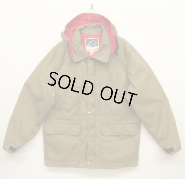 画像1: 70'S BECAUSE IT'S THERE 背面プリーツ マウンテンパーカー ライトブラウン USA製 (VINTAGE)