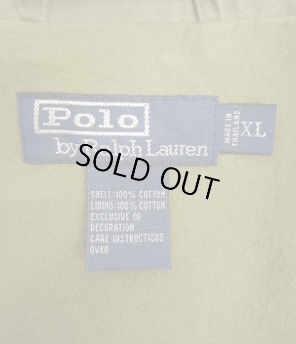 画像2: 90'S RALPH LAUREN "KEY WEST" M-41 刺繍入り ミリタリージャケット カーキ (VINTAGE)