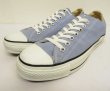 画像1: 90'S CONVERSE "ALL STAR" キャンバス スニーカー ライトブルー USA製 (DEADSTOCK)