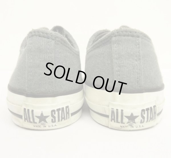 画像4: 90'S CONVERSE "ALL STAR" スウェット地 スニーカー グレー USA製 (VINTAGE)