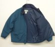 画像3: 90'S LL Bean 中綿入り ナイロン バギーズジャケット ダークブルー/ネイビー (VINTAGE)