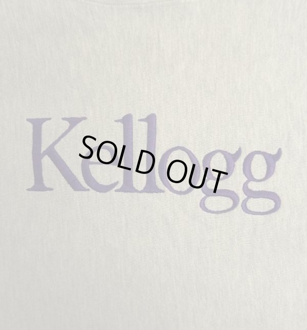 画像3: 90'S CHAMPION "KELLOGG" 刺繍タグ リバースウィーブ グレー USA製 (VINTAGE)