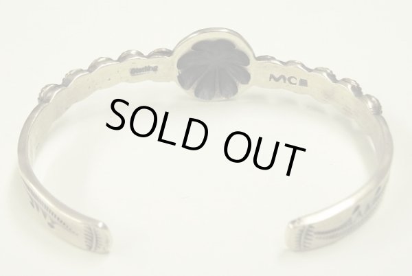 画像4: ナバホ族 インディアンジュエリー "MARTHA CAYATINETO" スタンプワーク シルバー コンチョバングル (NEW)