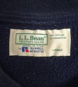 画像2: 80'S LL Bean by RUSSELL ATHLETIC ヘンリーネック スウェットシャツ ネイビー USA製 (VINTAGE)