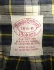 画像2: 80'S BROOKS BROTHERS "MAKERS" フラップ付きポケット ポプリンシャツ タータンチェック USA製 (VINTAGE)