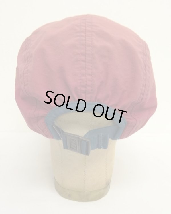 画像4: 90'S PATAGONIA "SPOONBILL CAP" ナイロンキャップ ダークレッド USA製 (VINTAGE)
