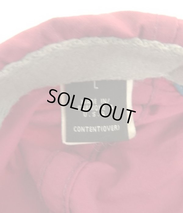 画像6: 90'S PATAGONIA "SPOONBILL CAP" ナイロンキャップ ダークレッド USA製 (VINTAGE)
