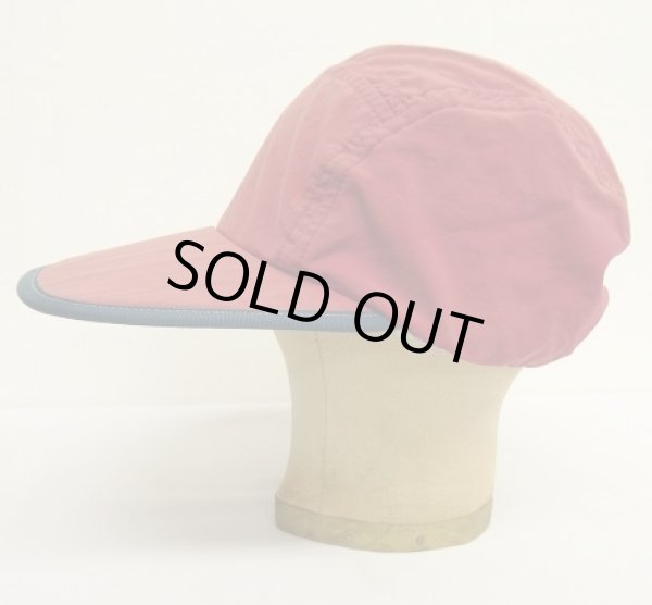 画像3: 90'S PATAGONIA "SPOONBILL CAP" ナイロンキャップ ダークレッド USA製 (VINTAGE)