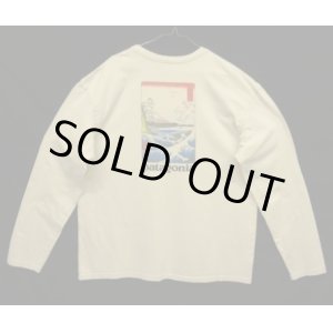 画像: PATAGONIA "冨士三十六景　駿河薩タ之海上" バックプリント 長袖 Tシャツ ナチュラル USA製 (VINTAGE)