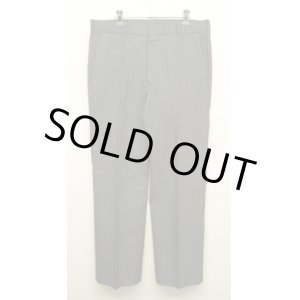 画像: 80'S LEVIS "ACTION SLACKS" スラックス チャコール/チョークストライプ TALONジップ (VINTAGE)