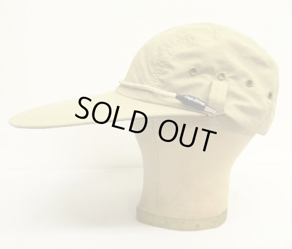 画像3: 80'S THE EAGLE CAP 3PLYコットン ロングビル キャップ ベージュ USA製 (VINTAGE)