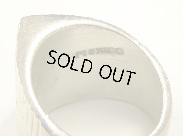 画像5: シルバー925 シルバーリング デザインリング メキシコ(TAXCO)製 (VINTAGE)