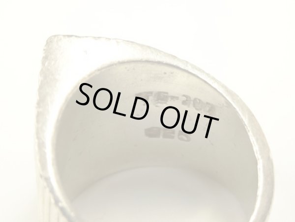 画像6: シルバー925 シルバーリング デザインリング メキシコ(TAXCO)製 (VINTAGE)