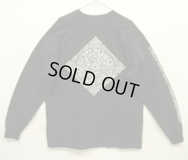 画像4: 90'S FASHION VICTIM 袖＆両面プリント 長袖 Tシャツ ブラック USA製 (VINTAGE)